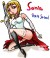 uotop：色塗り練習にうおきちのsoniaを描いてみました。WordPressにメディア移行中…彼女のキャラクターに再度惚れてしまいました…sonia元気ですか？
